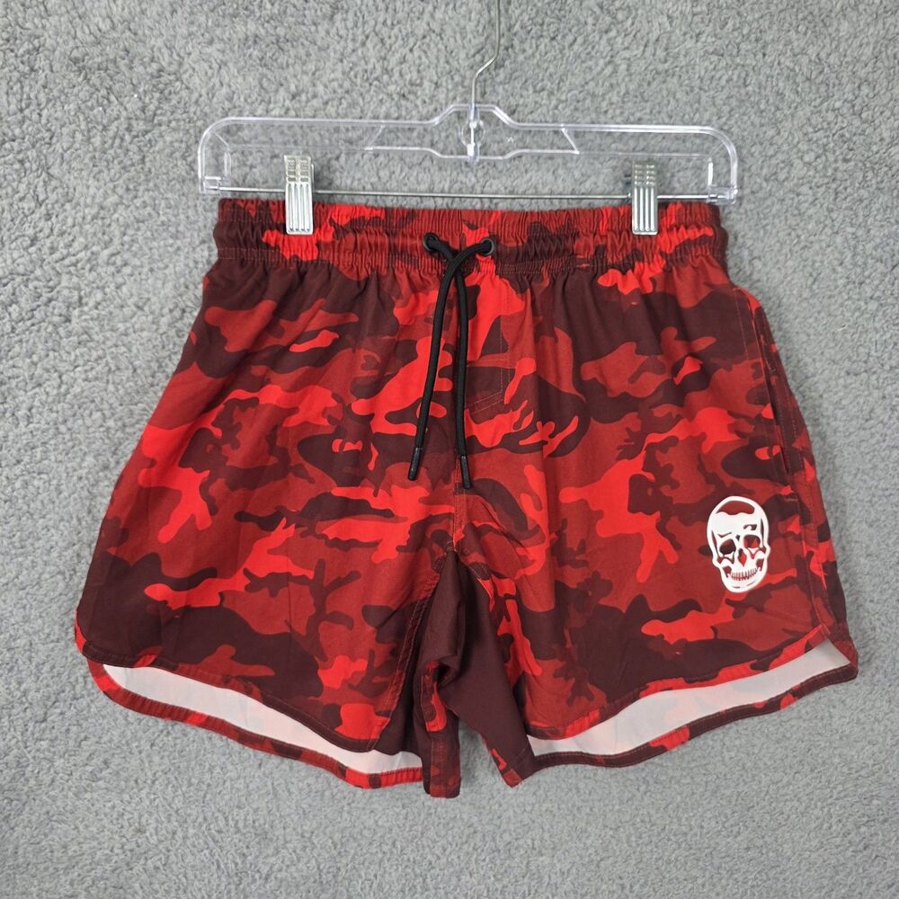 Gymreapers Men’s Red Camo Shorts Size Medium